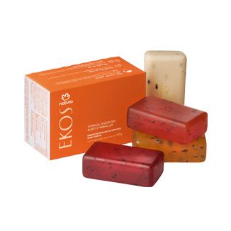 Sabonete em barra puro vegetal sortido esfoliante Ekos