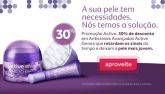 Linha Active Antissinais Boticário 30% desconto