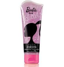Gel com Glitter para cabelos Barbie