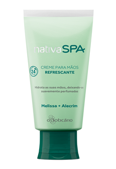 Nativa SPA Creme para Mãos Refrescante Melissa +Alecrim,75g