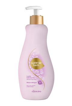 Cuide-se Bem Loção Hidratante Nutritiva Rosa e Alcaçuz 400m